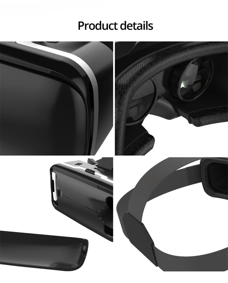 VR Shinecon 6.0 Casque Virtual Reality Glasses 3 D 3d Goggles Headset Helmet For iPhone Android Smartphone Smart Phone Viar Lens