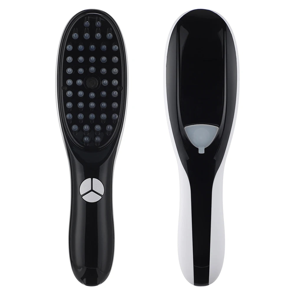 Electric Spray Massage Comb Anti Hair Loss Cordless Hair Growth 3 Mode Head Meridian Vibrater Massager Scalp Hair Oil Applicator