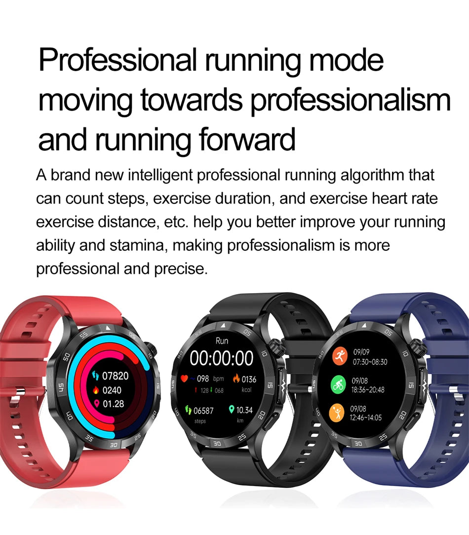 LIGE AI Medical Grade ECG+PPG Smart Watch Health Monitor Men Women Bracelet Bluetooth Call Waterproof Smartwatch For Android IOS