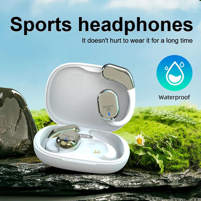 Gionee JL001 Open Ear Wireless Headphone Bluetooth Headset Bone Conduction Earphone Sports Waterproof Earbuds with Mic for Phone