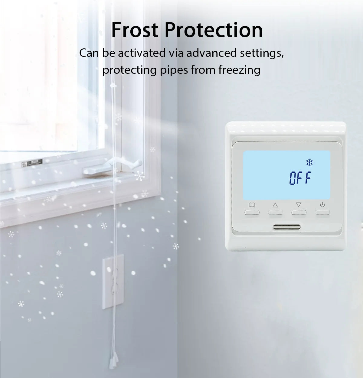 WiFi Heat Floor Programmable Thermostat 220V 16A Electric Home Underfloor Warm Heating Temperature Controller APP Remote Control