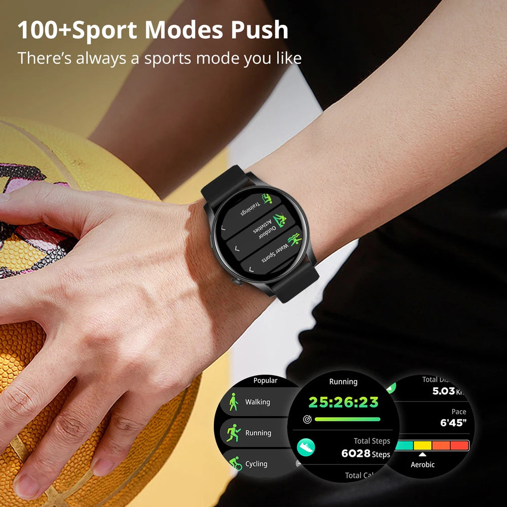 [2024 New] COLMI V73 Smartwatch AMOLED Display Bluetooth Calls Health Fitness Tracking Smart Watch for Men Women