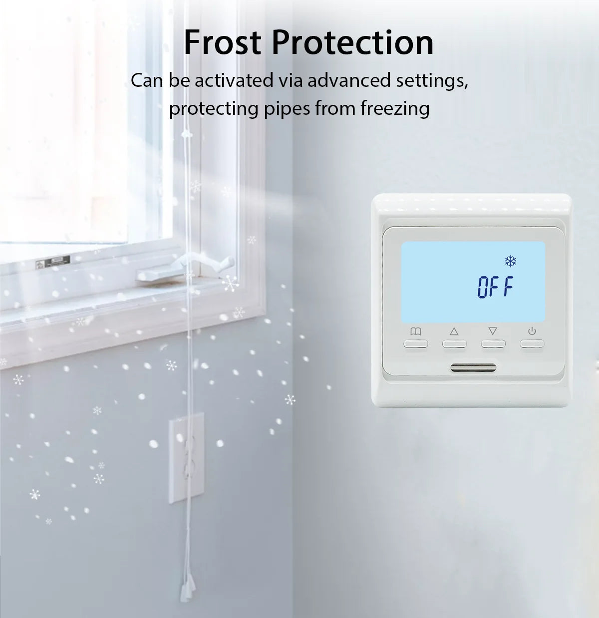 WiFi Heat Floor Programmable Thermostat 220V 16A Electric Home Underfloor Warm Heating Temperature Controller APP Remote Control