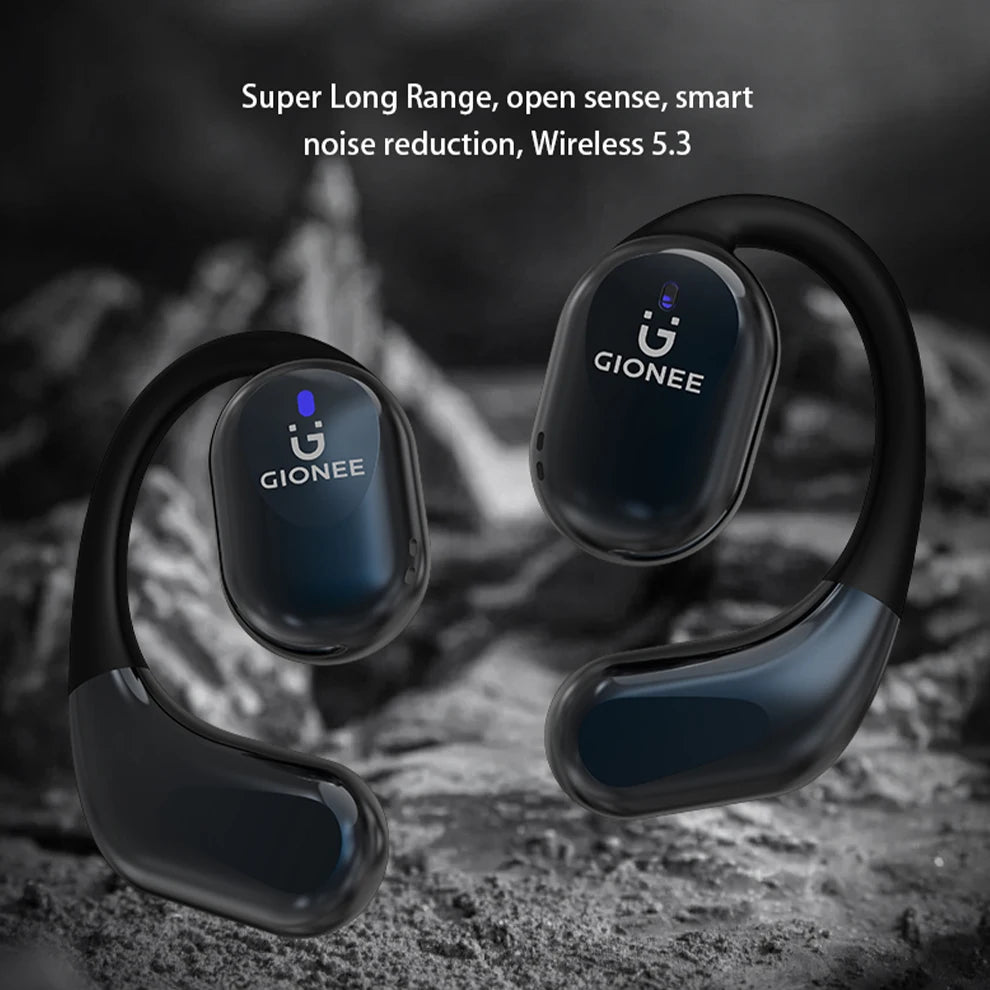 Gionee JL001 Open Ear Wireless Headphone Bluetooth Headset Bone Conduction Earphone Sports Waterproof Earbuds with Mic for Phone