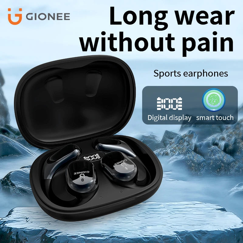 Gionee JL001 Open Ear Wireless Headphone Bluetooth Headset Bone Conduction Earphone Sports Waterproof Earbuds with Mic for Phone