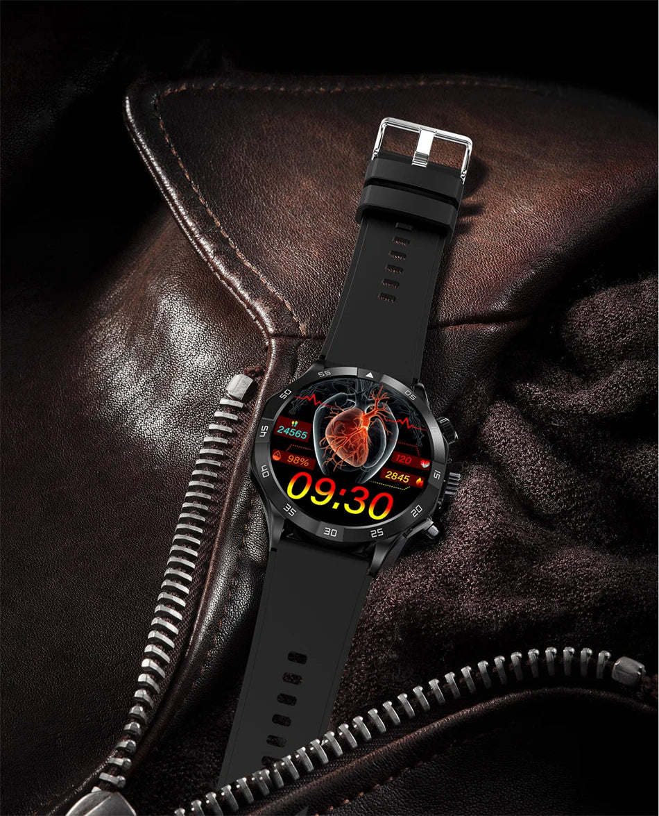 LIGE AI Medical Grade ECG+PPG Smart Watch Health Monitor Men Women Bracelet Bluetooth Call Waterproof Smartwatch For Android IOS