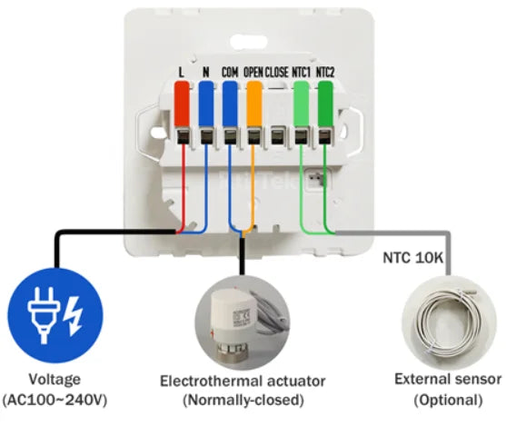 WiFi Heat Floor Programmable Thermostat 220V 16A Electric Home Underfloor Warm Heating Temperature Controller APP Remote Control