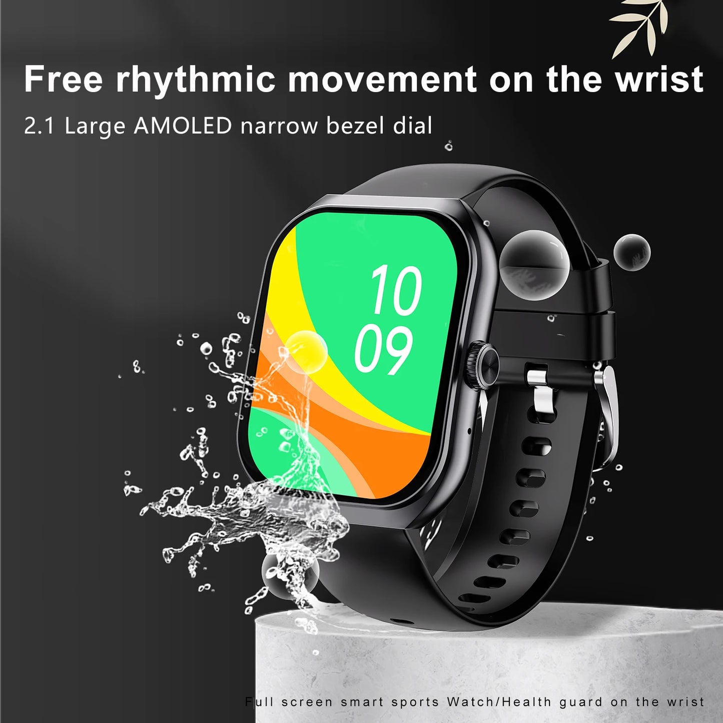 2024 New 2.1-inch UHD Bluetooth Calling Smartwatch Watch 220mah battery capacity IP68 Professional waterproof for Android iOS