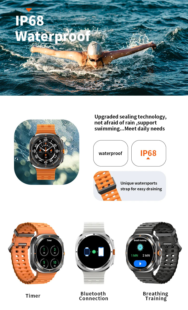 New High Quality Z7 ULTRA Smart Watch For Men Sports Fitness Watches For Android Ios Smartwatch Montre