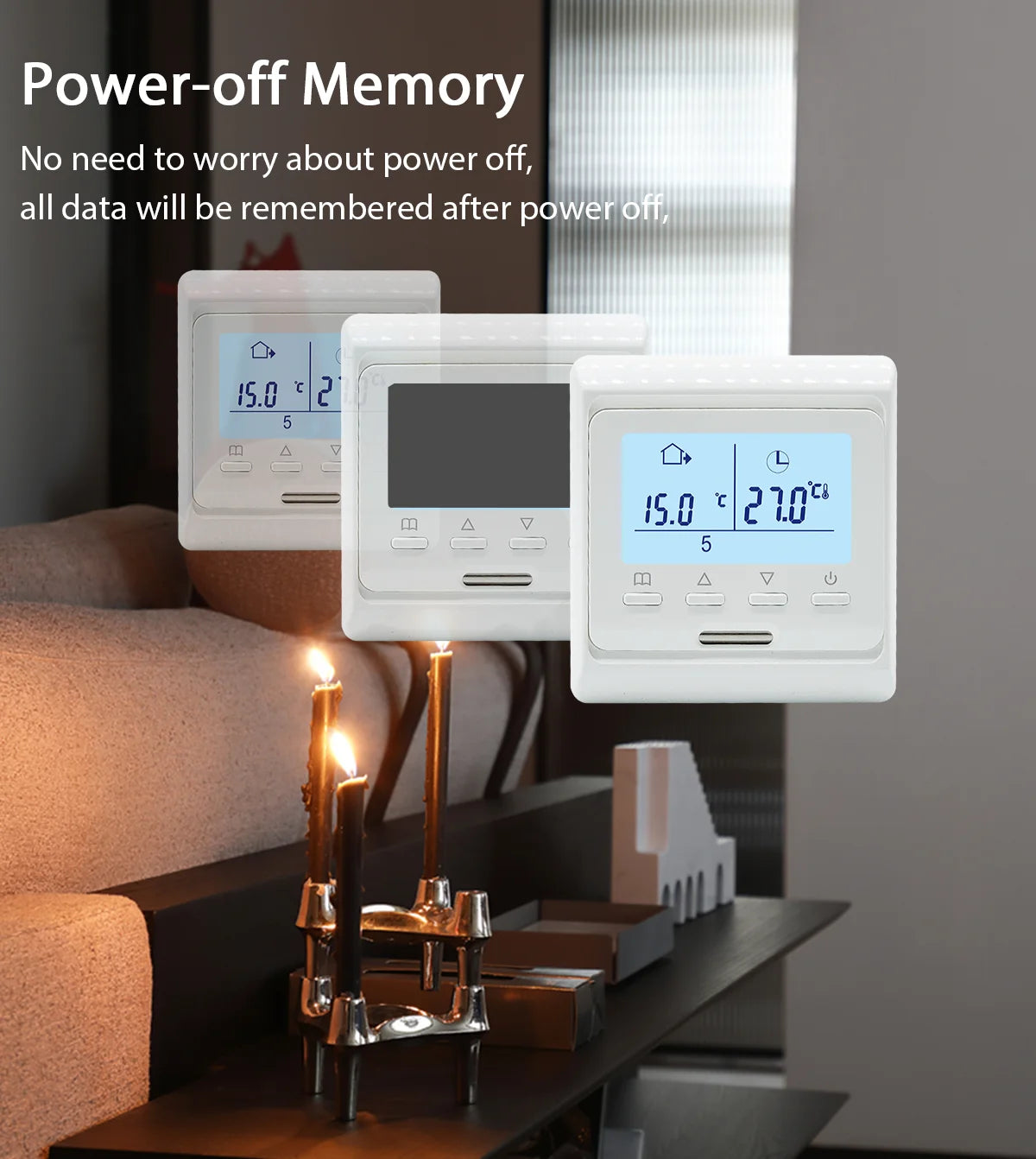 WiFi Heat Floor Programmable Thermostat 220V 16A Electric Home Underfloor Warm Heating Temperature Controller APP Remote Control