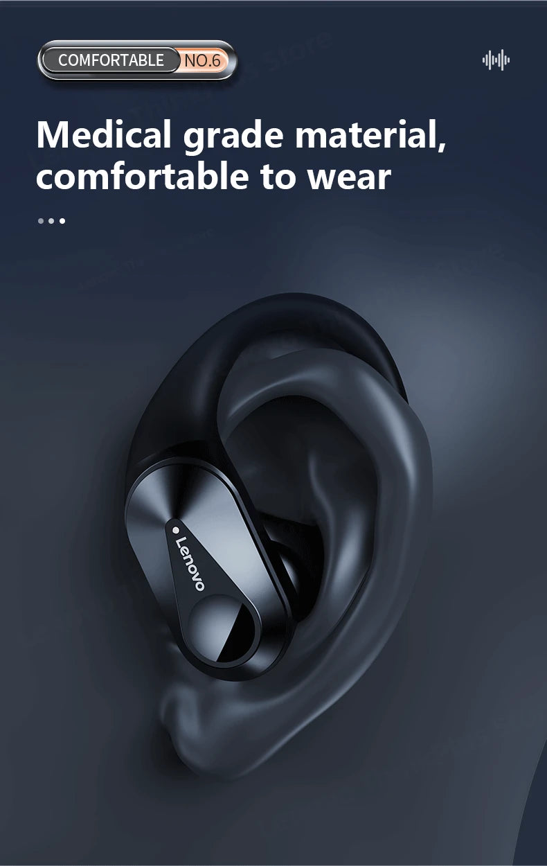 Original Lenovo LP75 TWS Bluetooth V5.3 Headphones Wireless LED Digital Display Earphones Noise Reduction Waterproof Headset New