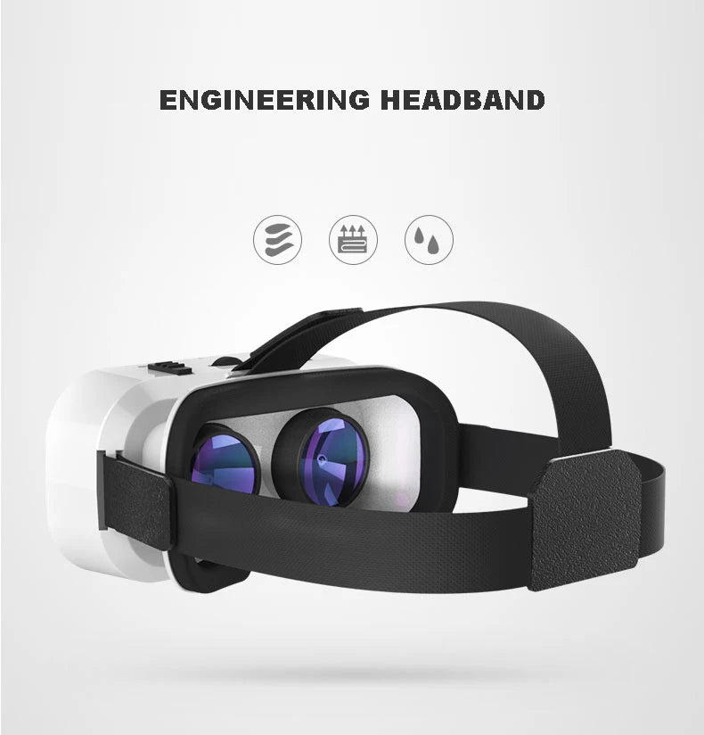 VR Glasses Virtual Reality Headset Viar Devices Helmet 3D Lenses Smart Goggles For Smartphones Phone Mobile Gogle Game Accessory